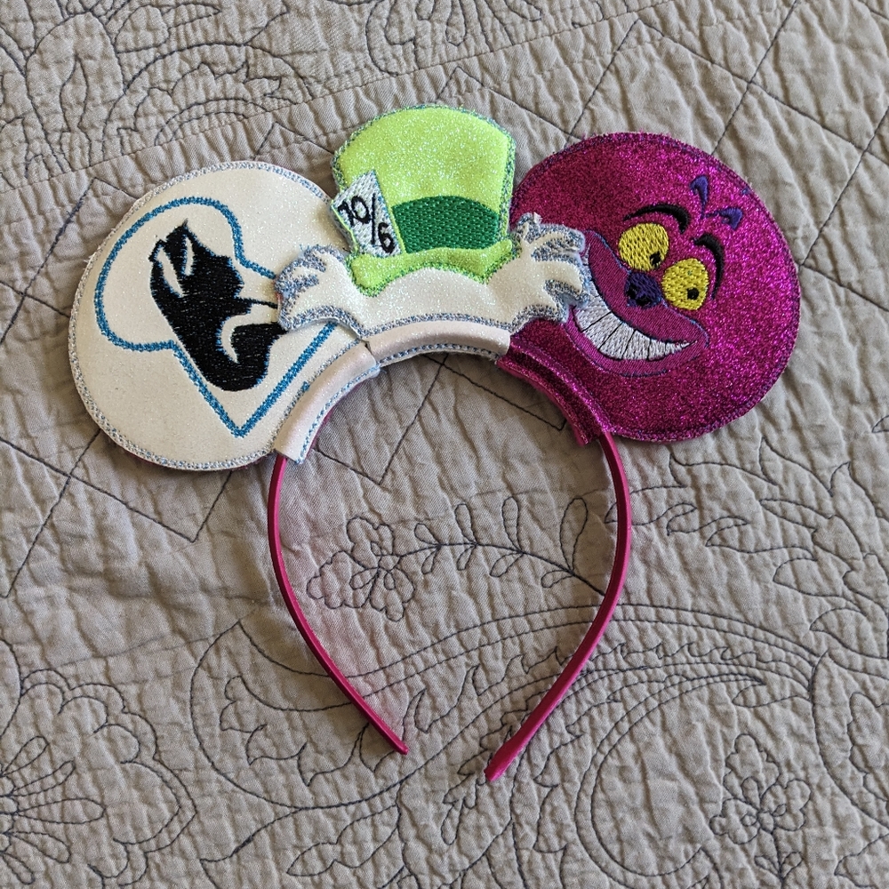 Alice in Wonderland Mouse Ears Headband